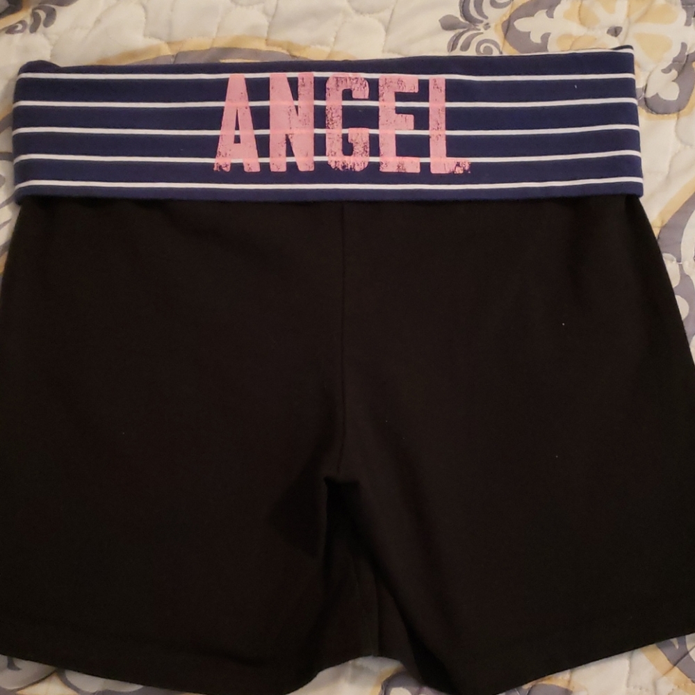 Victoria secret fold over cotton bike shorts